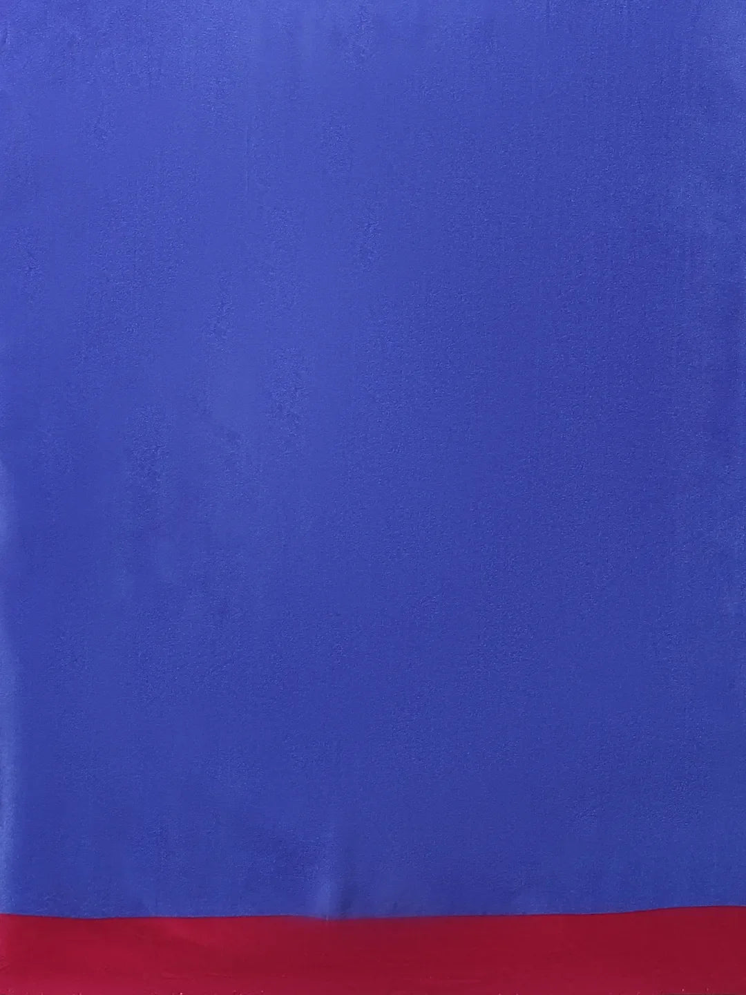 Dazzling Blue Silk Chiffon Saree with bold colors