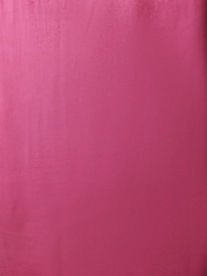 Hydra Pink Silk Chiffon Saree - Bold Pink Elegance