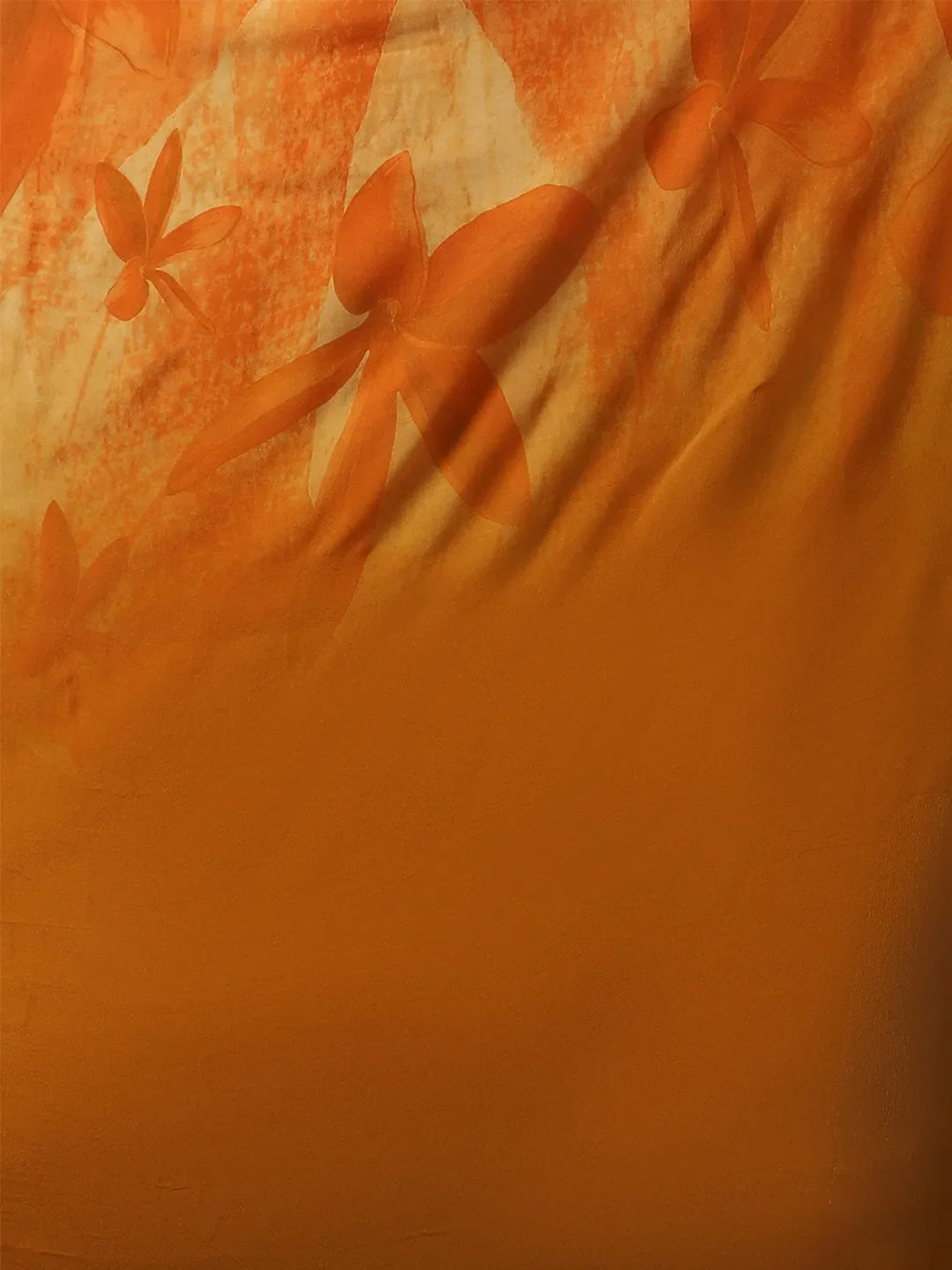 Kesar Silk Chiffon Saree - Traditional Yellow Saree