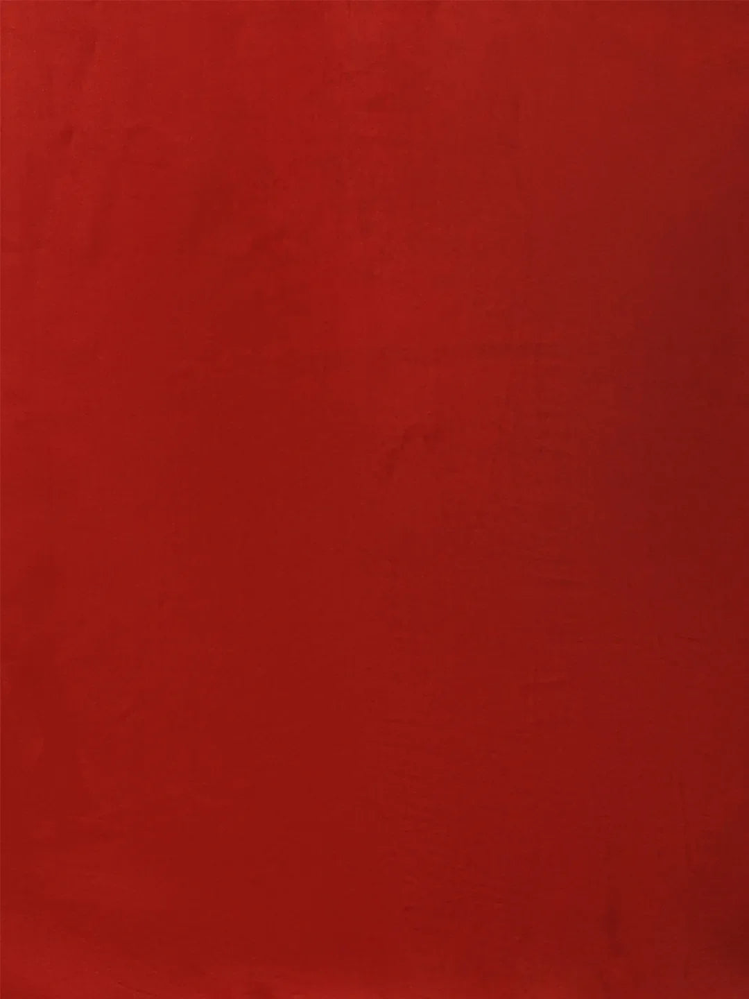 Ruby Red Festive Silk Chiffon Saree with florals