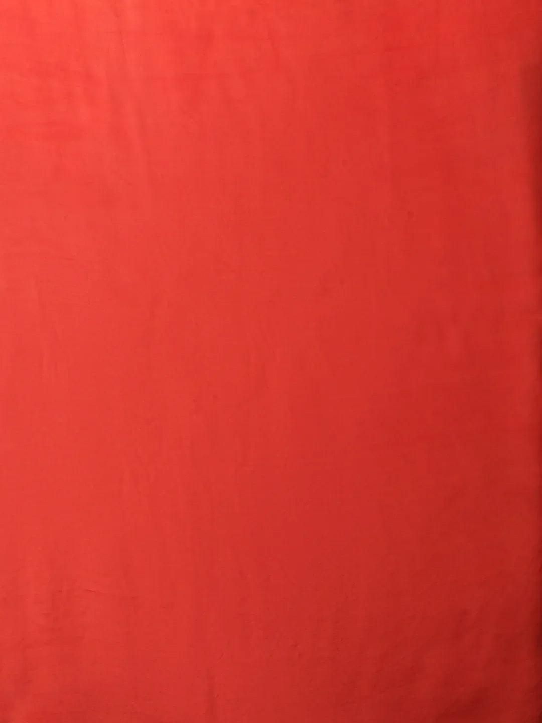 Scarlet Sage Crepe Silk Saree with bold floral design